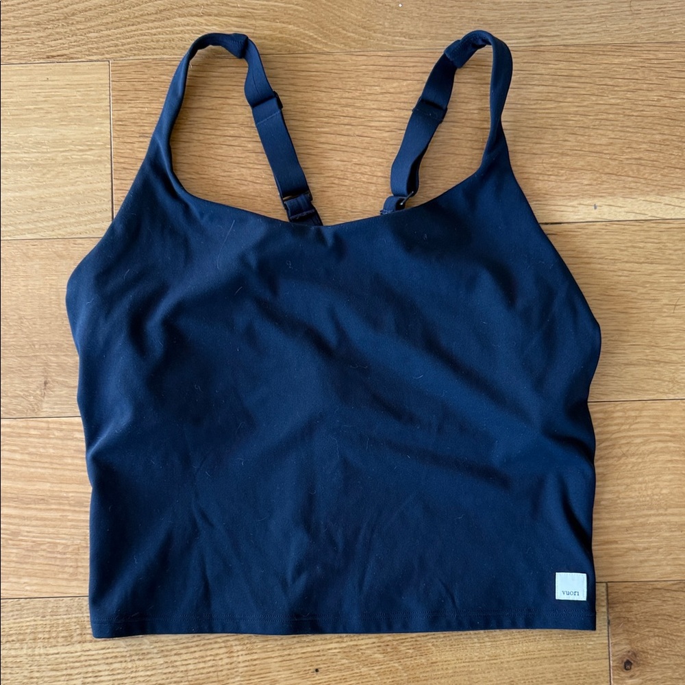 Vuori Navy Dynamic Bra Top Medium